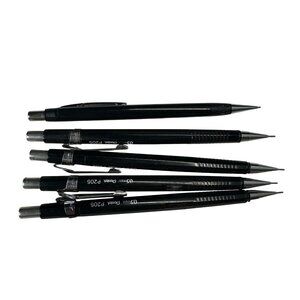 Set Of 5 Pentel P205 0.5mm Mechanical Drafting Pencils Black